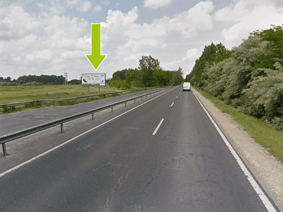 Alsónémedi – 5-ös főút 27+500km Kecskemét-Budapest útvonalon Budapest felé