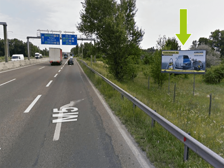 Budapest XX. kerület – M5-M51 lehajtó előtt 2