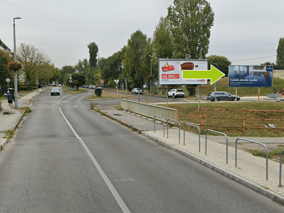 Budapest XIII. kerület – Röppentyű utca-Tahi utca kereszteződése centrum felé