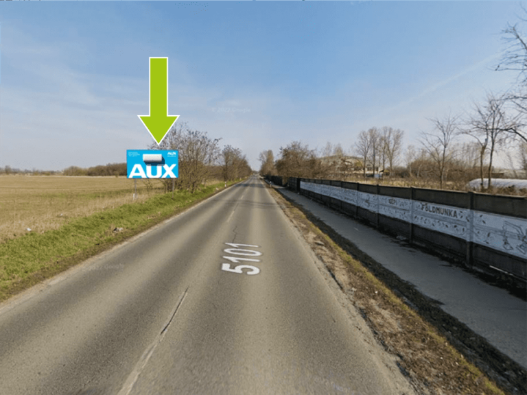 Halásztelek – Airport ipari park előtt Tököl felé