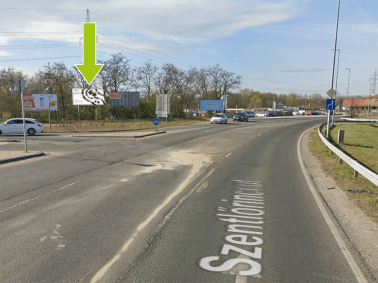 Budapest XXIII. kerület – Szentlőrinci út – M5 felhajtó, Tesco felől Szeged felé 3
