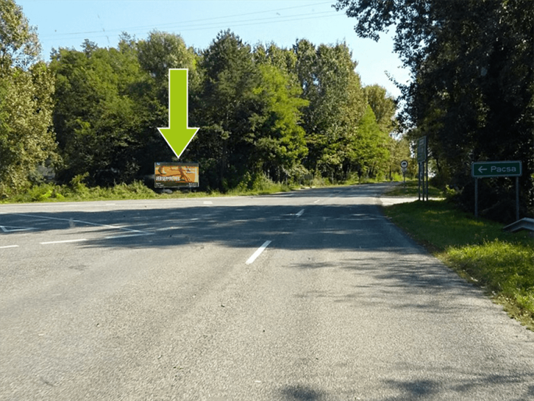 Nagykanizsa – Alkotmány utca-Ország út csomópont, centrum felé