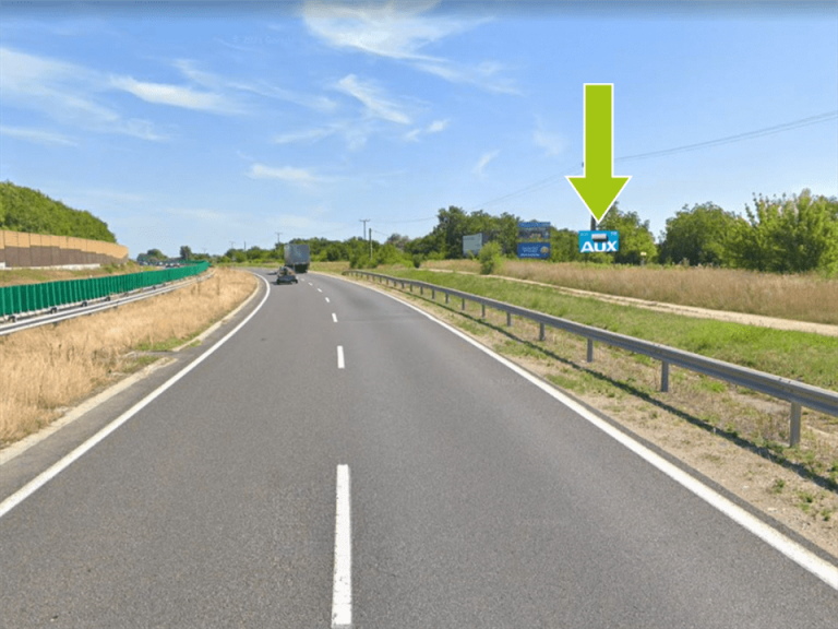 Székesfehérvár – 7-es főút, Maroshegy, Balatoni úti csomópont előtt M7-es autópálya felé