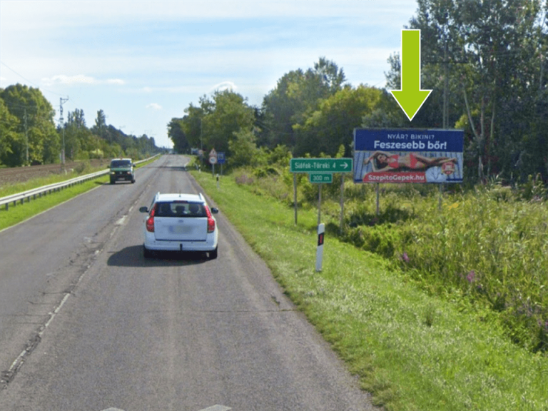 Zamárdi – 7-es főút 112 km+5 km, Siófok – Töreki elágazás előtt Siófok felé „Belső”