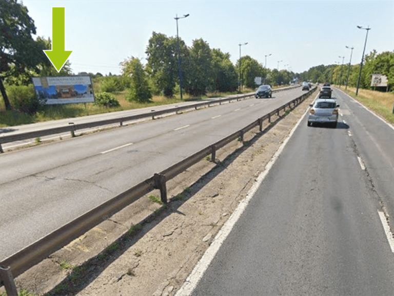 Budapest XVIII. kerület – Ferihegyi gyorsforg Csévéző u előtt 600m-rel centrum felé Liszt Ferenc repülőtér felől