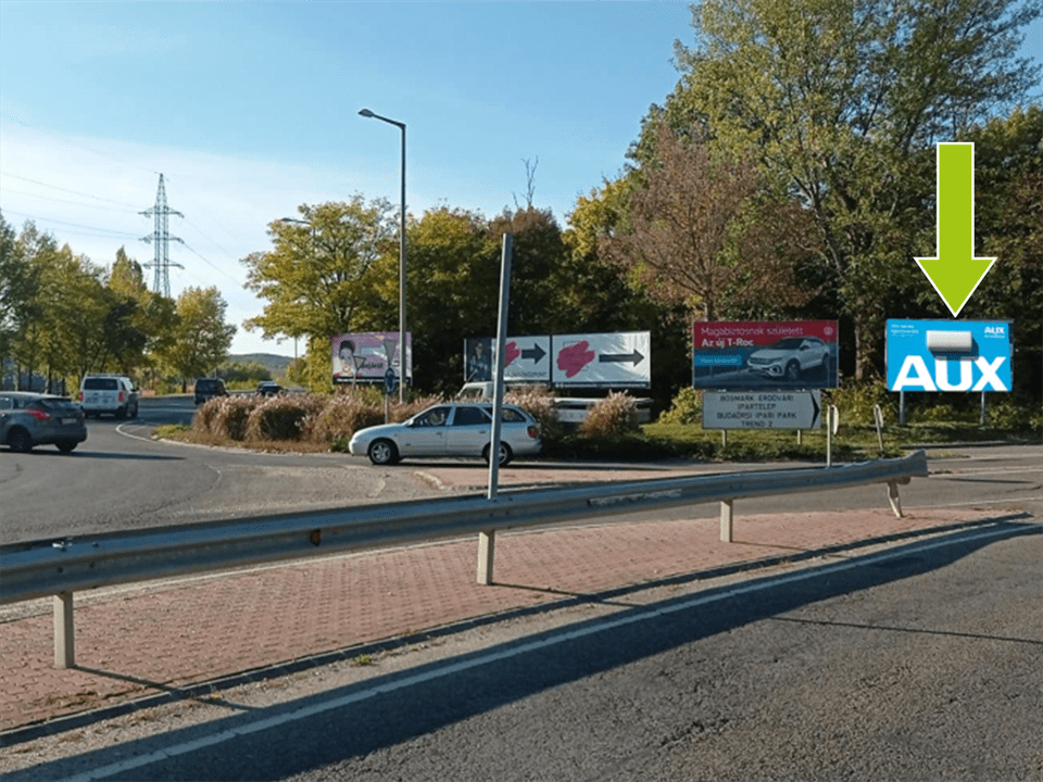 Budaörs – 1-es főút, Budapark körforgalom, Biatorbágy felé