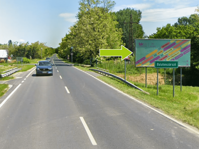 Balatonszárszó – 7-es főút Kaza u. magasságában 126,800 km-sz., Siófok felé