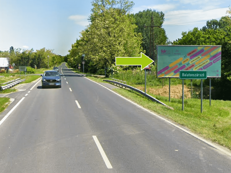 Balatonszárszó – 7-es főút Kaza u. magasságában 126,800 km-sz., Siófok felé