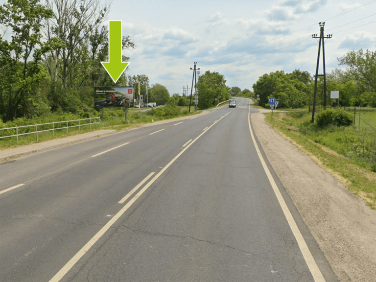 Szolnok – 32-es főút, Abonyi út Barázda utca után centrum felé
