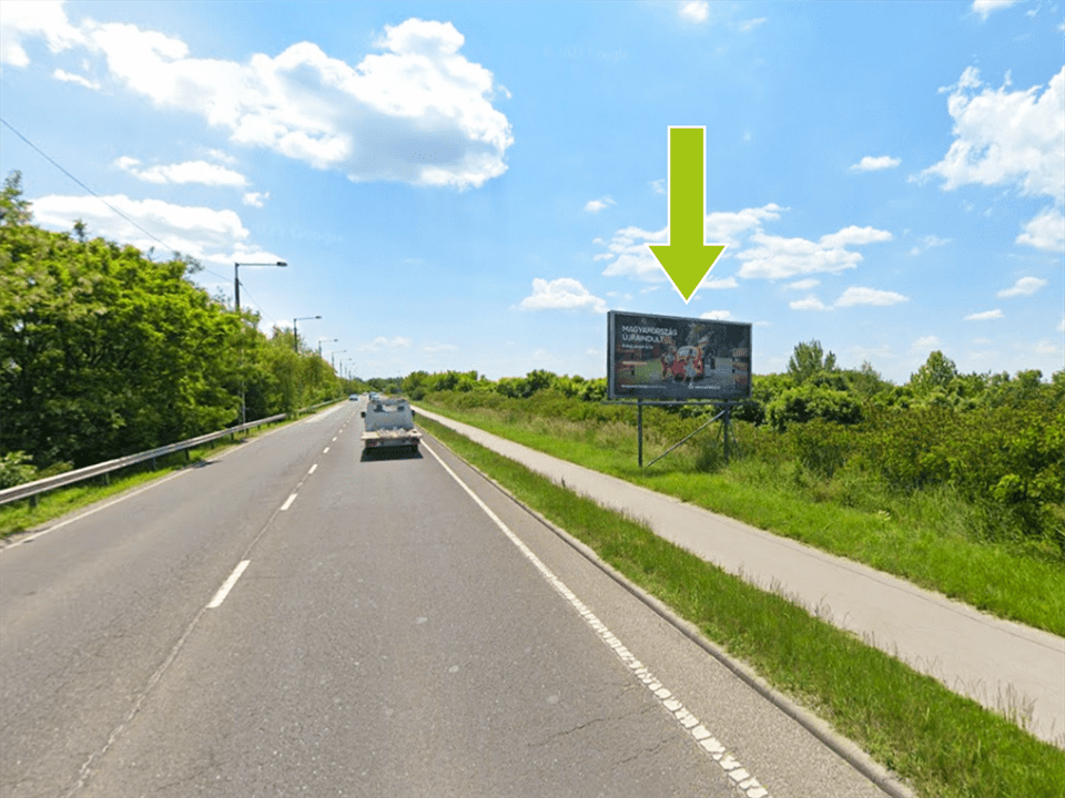 Szolnok – Kertész utca, Auchan felől 4-es főút felé
