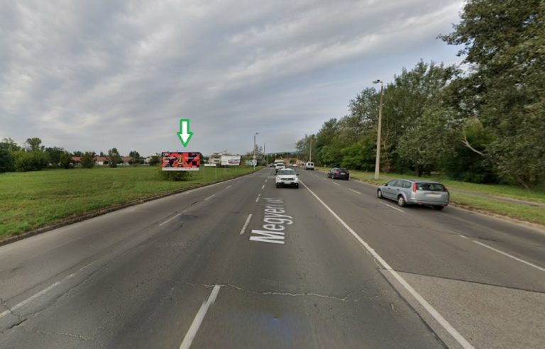 Budapest IV. kerület – Megyeri út, Óceánárok utca után, Lidl előtt, Váci út felé