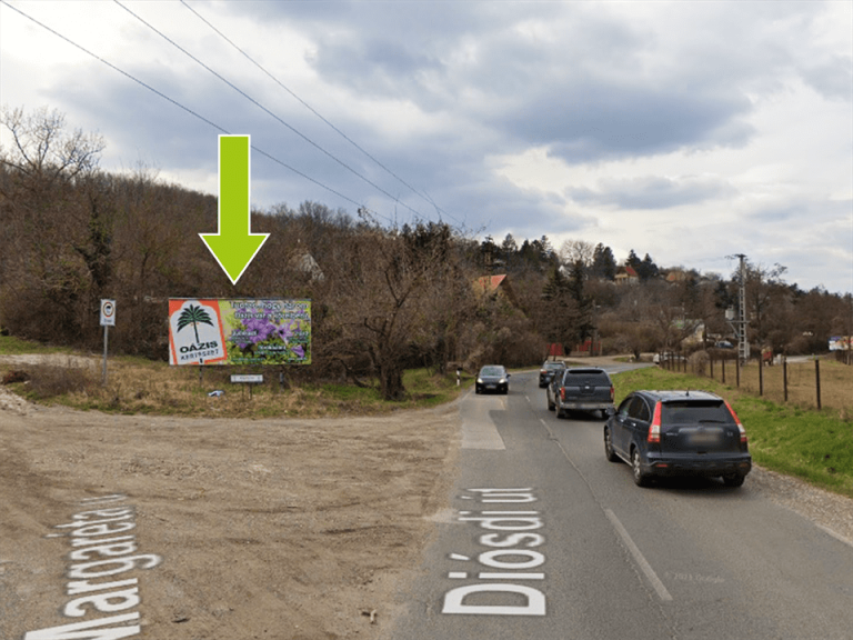 Törökbálint – Diósdi út-Margaréta utca centrum felé