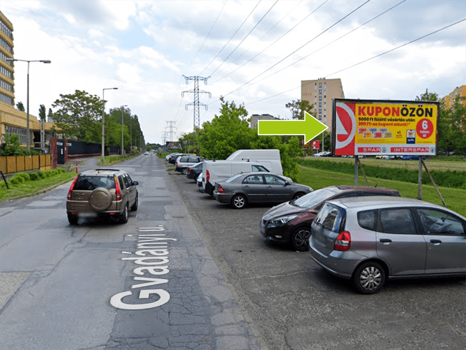 Budapest XIV. kerület – GVADÁNYI UTCA, NAV ELŐTT FOGARASI ÚT