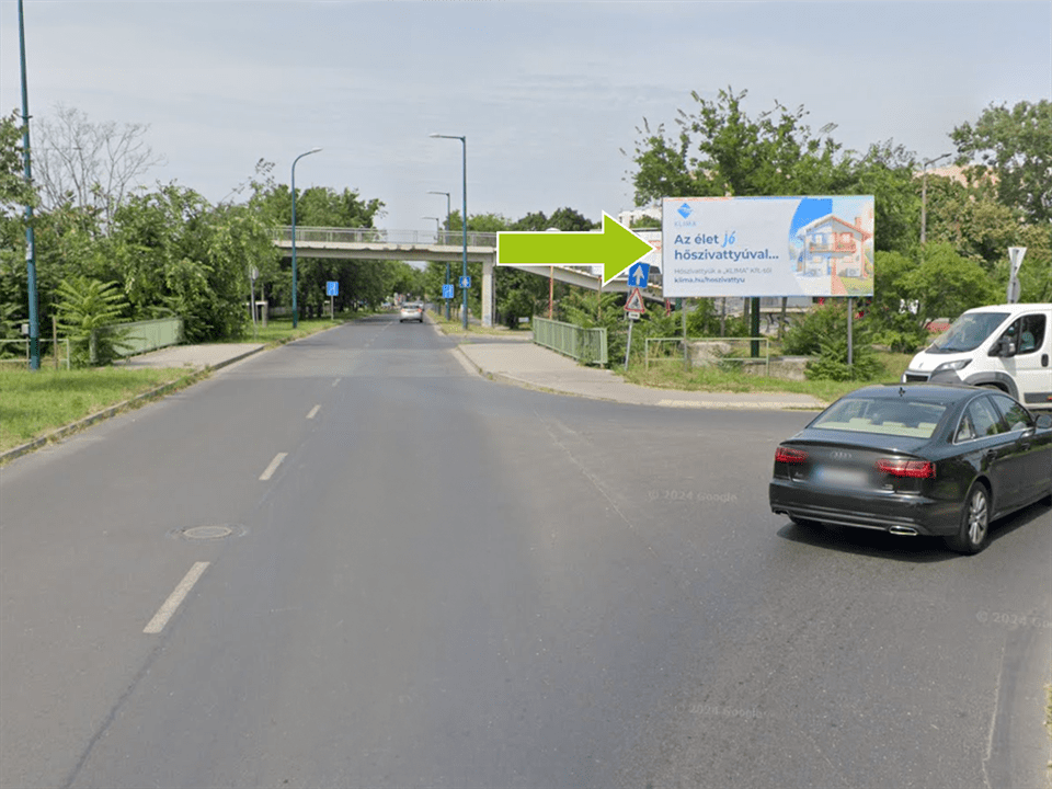 Budapest XIV. kerület – Kacsóh P. út – Rákospatak u. 110., patakpart, M3 felhajtó