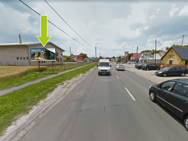 Kecskemét – 441-es főút, Ceglédi út, Vághegy u. után, centrum felé
