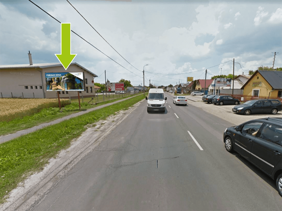 Kecskemét – 441-es főút, Ceglédi út, Vághegy u. után, centrum felé