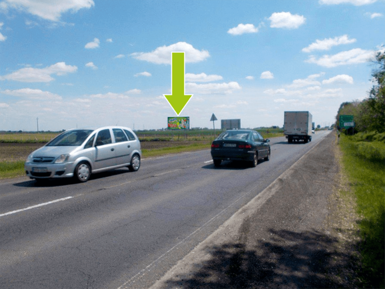 Kecskemét – 5-ös út-Kiskunfélegyházai úti körforgalom felől, Mercedes gyár felé