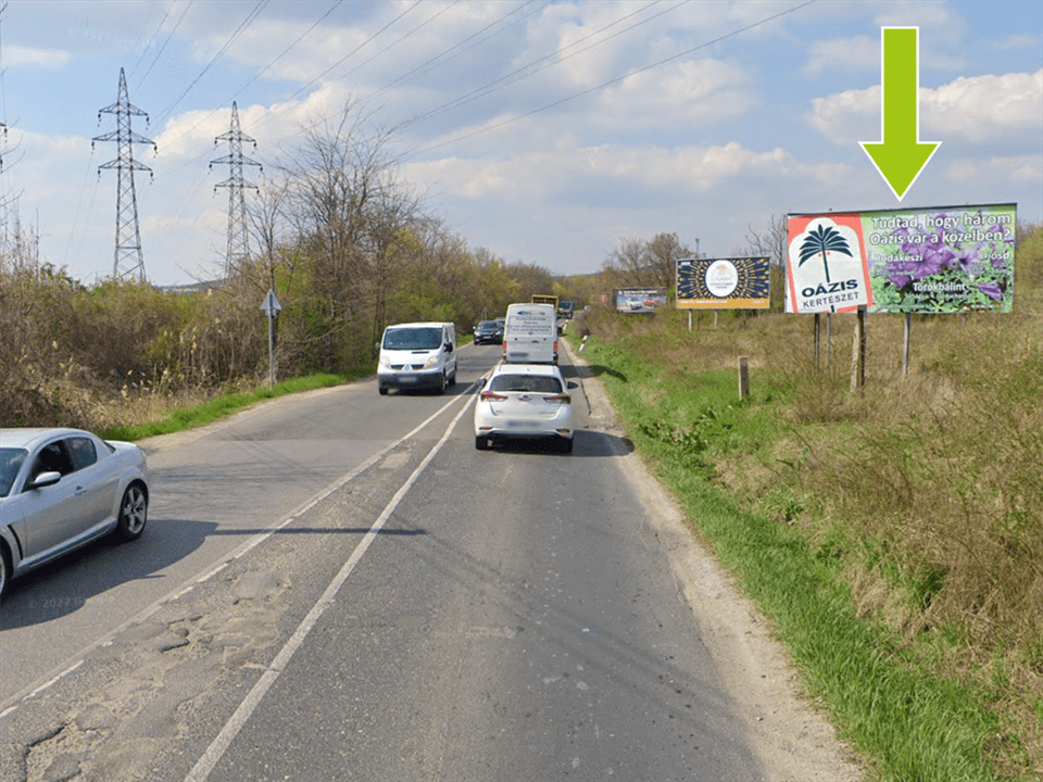 Budaörs – Gyár utca-1-es főút kereszteződésől 150m, METRO felől