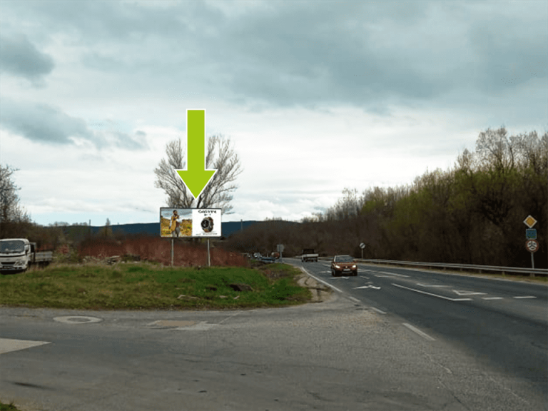 Tatabánya – 1-es főút, Cementgyári út után, M1 autópálya felé, centrum felől