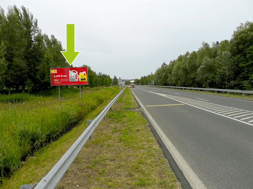 Balatonszemes – 67-es főút 7-es főút körforgalom előtt, M7 autópálya felé
