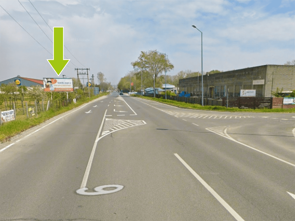 Paks – 6-os főút-Földvári út, Vasút u./Aldi után LIDL és centrum felé
