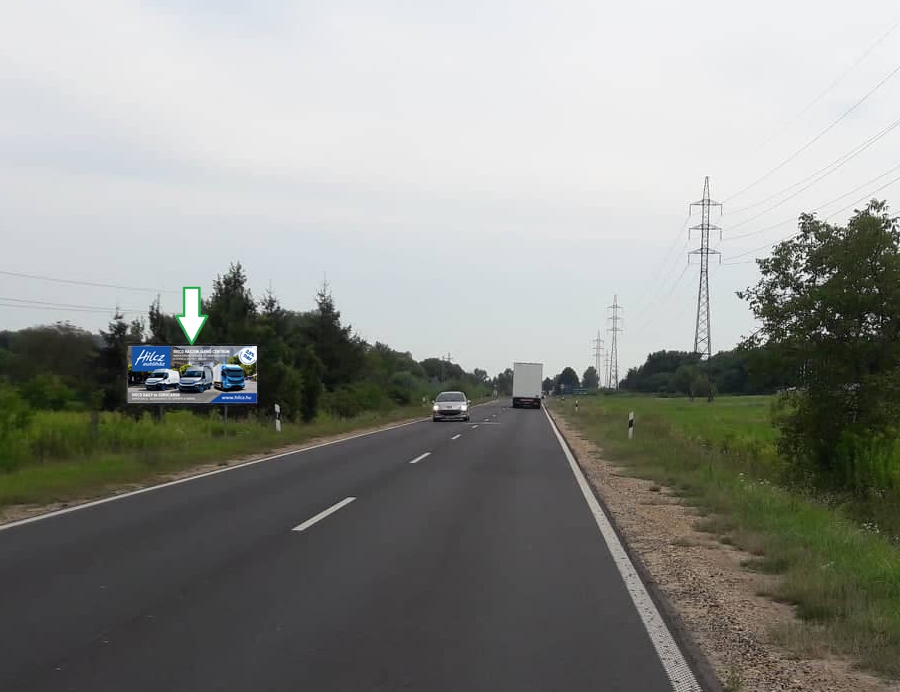 Zalaegerszeg – 74-es főút, Balatoni úti körforgalom felől AXIÁL előtt Nagykanizsa és centrum felé