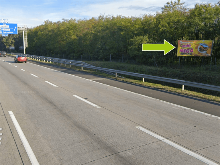 Budapest XV. kerület – M0 körgyűrű 67 kmsz., BP centrum és M3 lehajtó előtt 200m