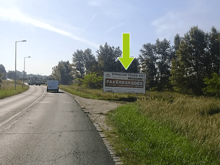 Budapest XVI. kerület – Bökényföldi út-Cinkotai út felé, benzinkúttal szemben