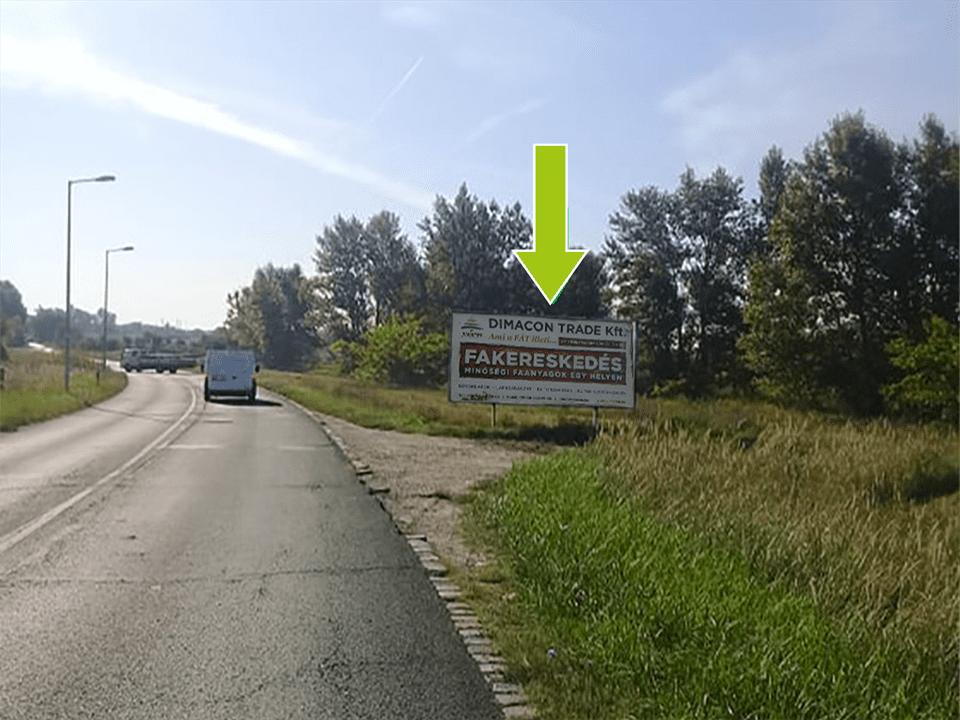 Budapest XVI. kerület – Bökényföldi út-Cinkotai út felé, benzinkúttal szemben
