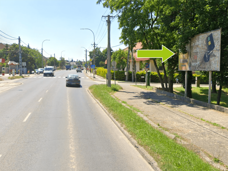 Érd – 7-es főút, Balatoni út Fürdő utca előtt M6 autópálya felé