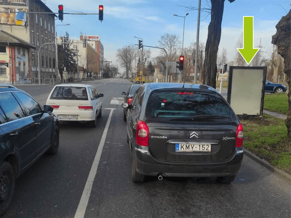 Budapest X. kerület – Gyömrői út – Újhegyi út sarka Sibrik Miklós út felé