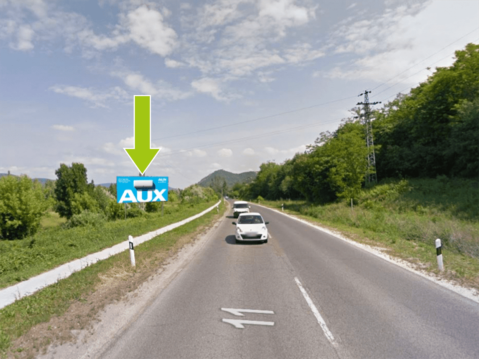 Visegrád – 11-es főút 44+500km, Visegrád centrum felé