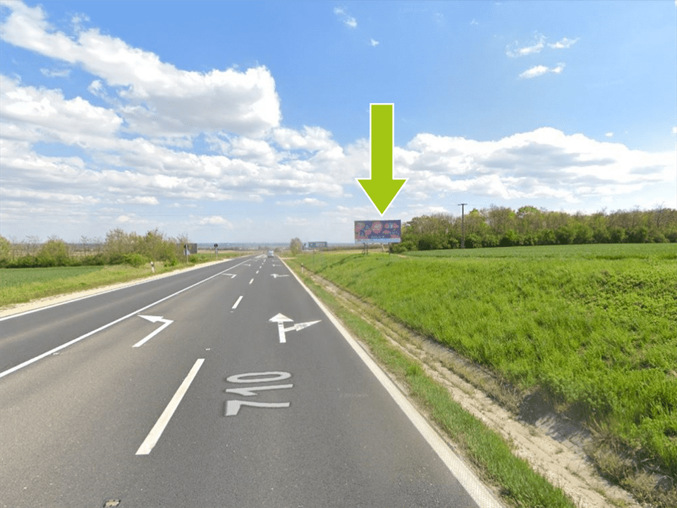 Balatonkenese – 710-es főút, Petőfi Sándor utcai kereszteződés előtt 90 m, M7-es és Balatonakarattya felé