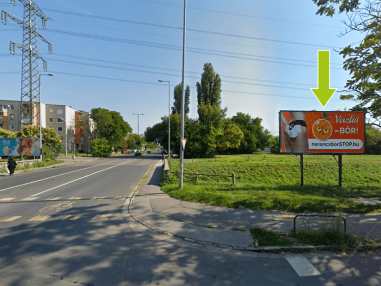 Budapest XIII. kerület – Reitter F. út – Tahi u., centrum felől, Újpest felé