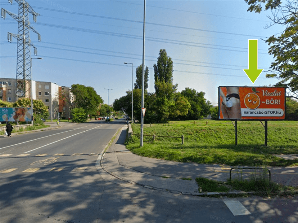 Budapest XIII. kerület – Reitter F. út – Tahi u., centrum felől, Újpest felé