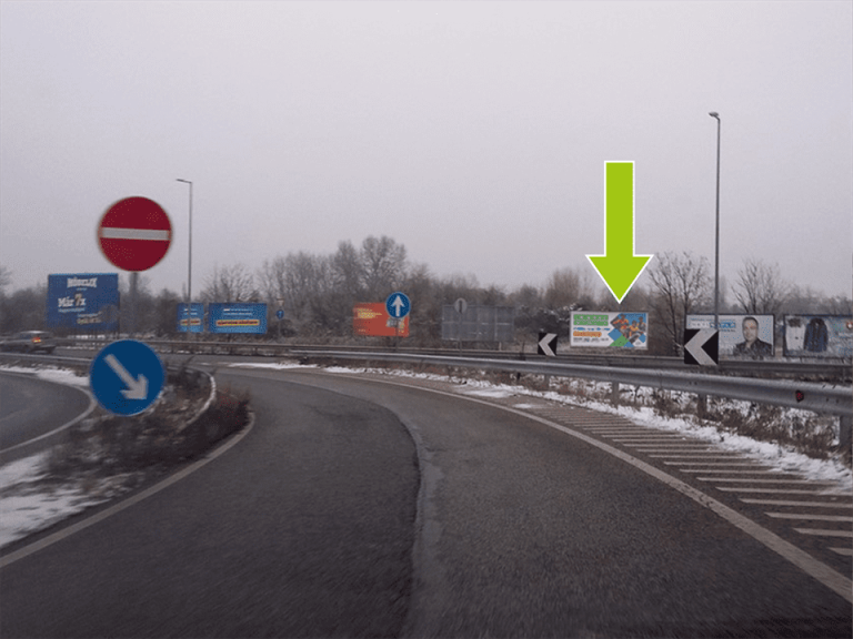 Budapest XX. kerület – M5 felhajtó Tesco és Méta cspt. felől 1.
