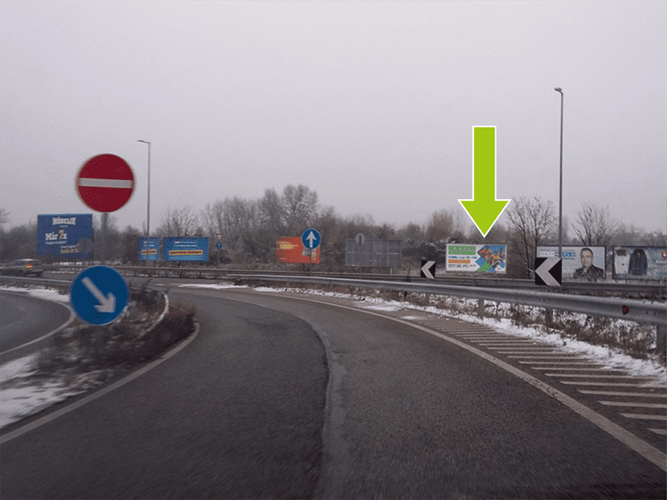 Budapest XX. kerület – M5 felhajtó Tesco és Méta cspt. felől 1.