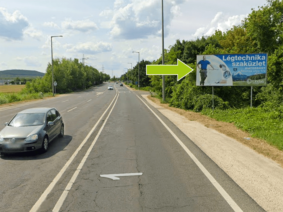Budaörs – 1-es Főút, Gyár utca felől Aldi felé