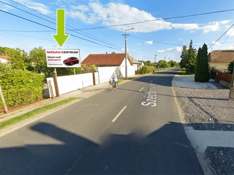 Szabadszállás – Széchenyi tér 4.. centrum felől, 52-es főút felé