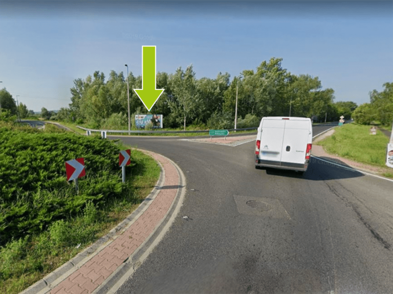 Balatonőszöd – Bajcsy-Zsilinszky úti körforgalom M7-es autópálya felé