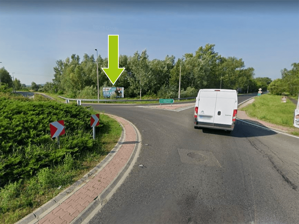 Balatonőszöd – Bajcsy-Zsilinszky úti körforgalom M7-es autópálya felé