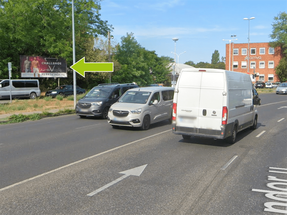 Budapest XI. kerület – Andor utca 33., Egér út felől, Galvani út felé