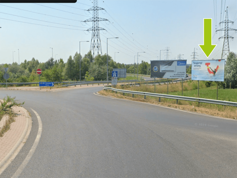 Érd – 6-os főút – M6-os felhajtó körforgalom
