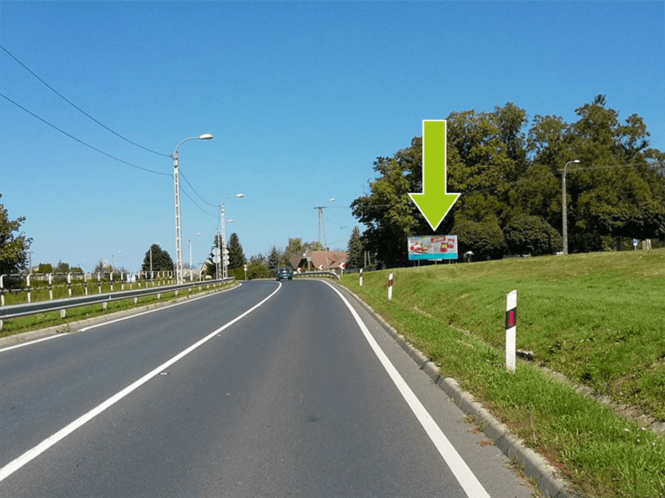 Nagykanizsa – Alkotmány utca, M7 felüljáróután 200m, centrum felől 74-es főút felé