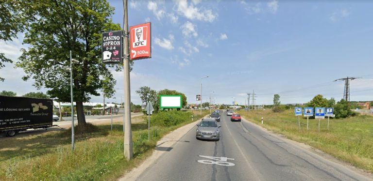 Sopron – 84 főút – Szappanfőző krt. között (Örökzöld Kertészet magasságában)
