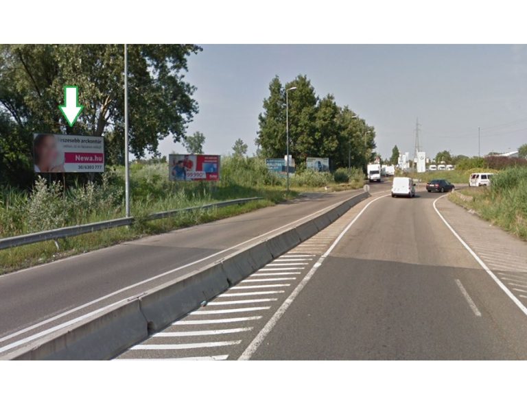 Budapest XXIII. kerület – Szentlőrinci út – Gubacsipuszta, M5 lehajtó, Auchan körforg felé