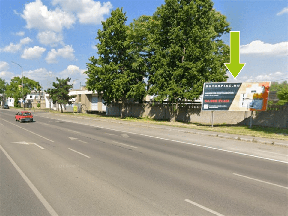Pécs – Siklósi út-Tüskésréti u. után 100m, centrum felé