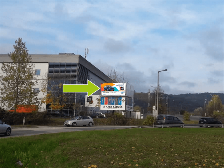 Törökbálint – Törökbálint M1-re felhajtó körforgalom BP felé baloldalon, felső