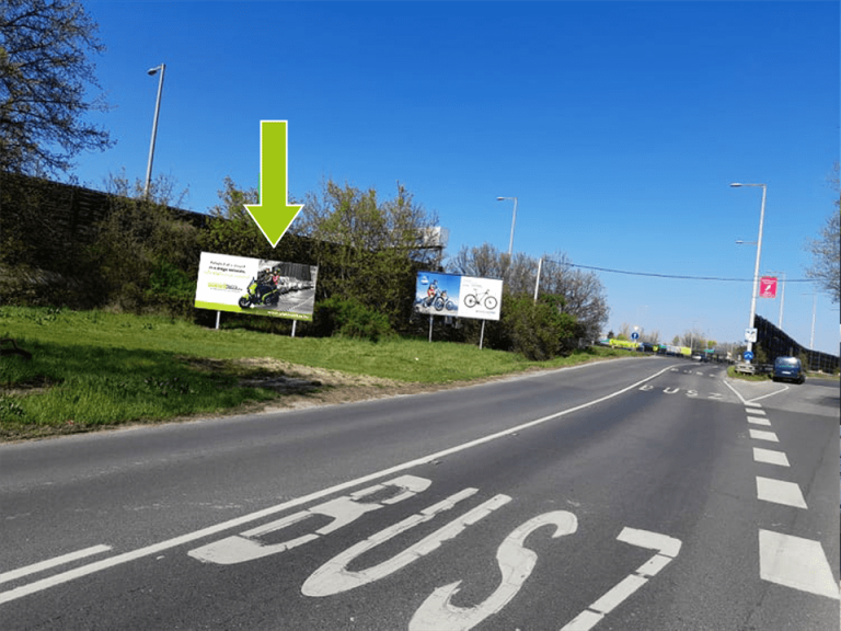 Budapest XI. kerület – M1-M7 Bevezető, Budaörsi út – Lapu u -i felhajtónál, centrum felé