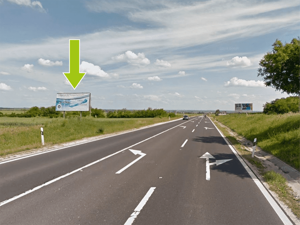 Balatonkenese – 710-es főút, Petőfi Sándor utcai kereszteződés előtt 120 m, M7-es és Balatonakarattya felé
